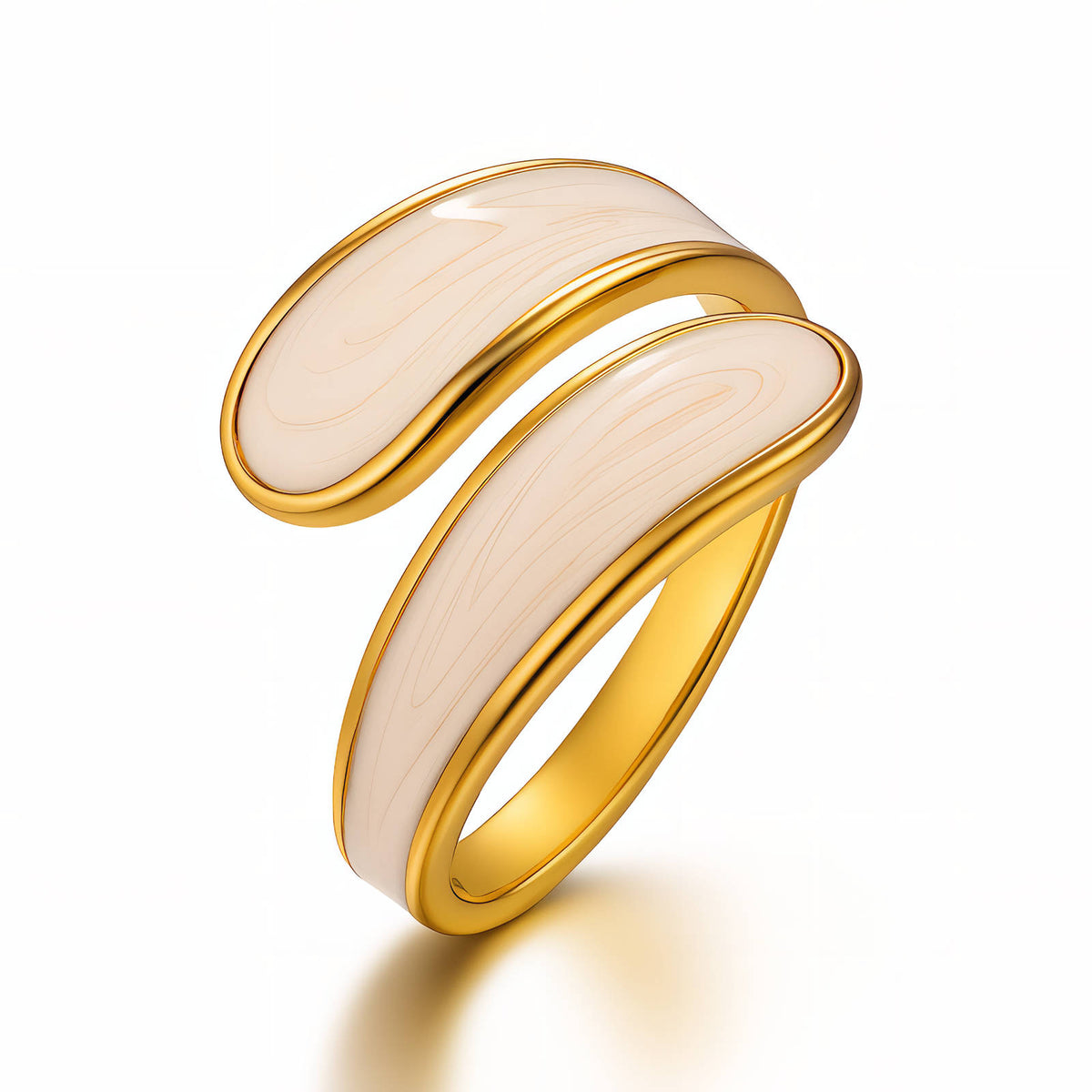 Amnite elara enamel ring