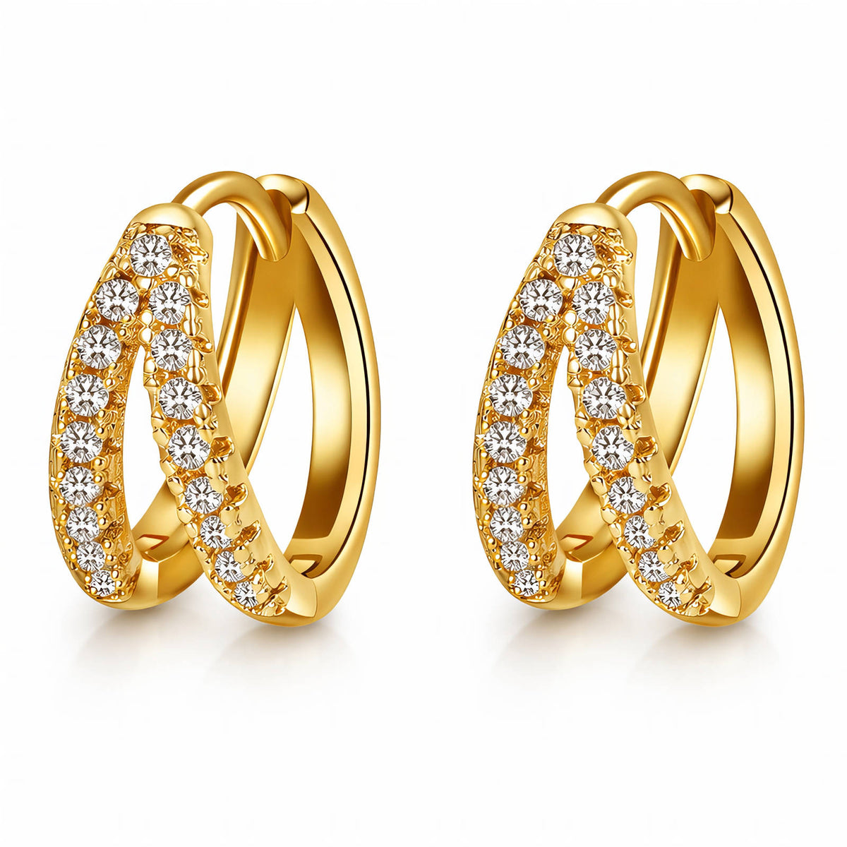 Amnite celeste glow earrings