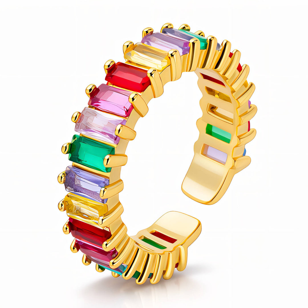 Mirelle Brass Glow Ring